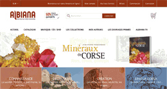 Desktop Screenshot of albiana.fr